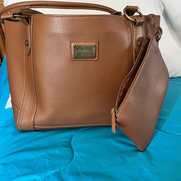 NWOT Frye and Co. tote purse Caramel - Picture 4 of 6